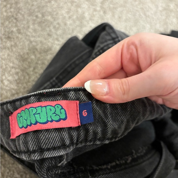 Empyre cargo jeans size 6 black - Picture 3 of 3